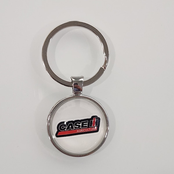 Collectible Antique for Collectors Case IH International Harvester White Keychain 1" Emblem