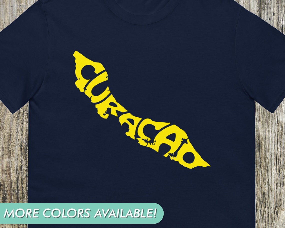 søn værdi Bryde igennem Curacao Shirt Curacao T-shirt Curacao Tshirt Curacao Map Shirt - Etsy