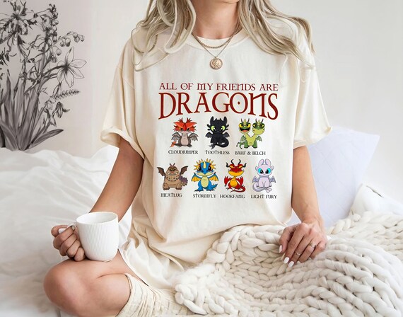 How To Train Your Dragon 3 Hidden World Dragon Wrap T-Shirt How To Train Your Dragon 3 Hidden World Dragon Wrap T-Shirt
