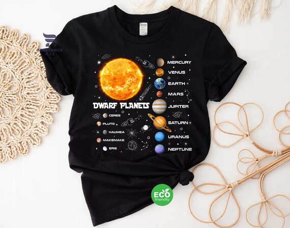 Saturn Shirt, Solar System Planet T-Shirt Saturn Shirt, Solar System Planet T-Shirt