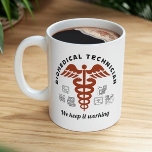 Biomedical Technician Mug Gifts, Biomedical Tech, BMED