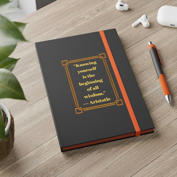 DO IT FOR YOURSELF - motivational typography Hardcover Journal