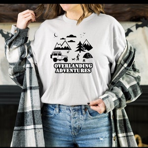 Overlanding Shirt, Overlander Gift, Overlanding Accessories, Rooftop Tent, Tenting,