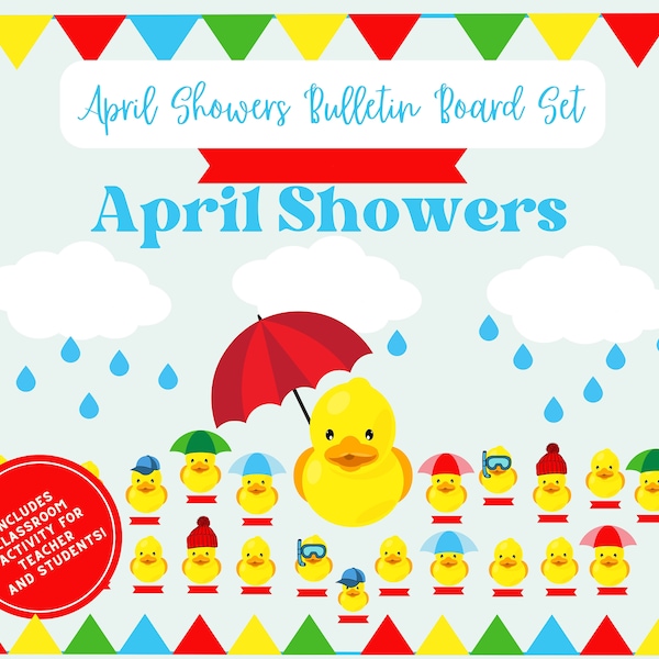 April Showers Theme Etsy