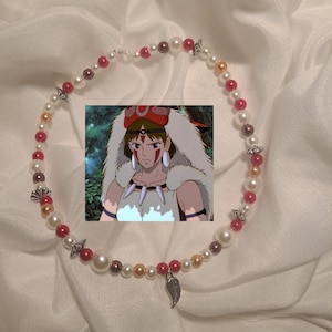 もののけ姫 ネックレス ガラス細工 もののけ姫 玉の小刀風