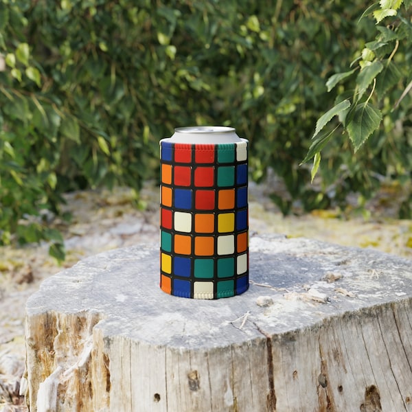 Rubiks Cube Stubby Cooler