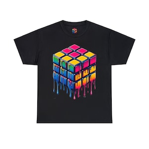 Melting Rubik&#39;s Cube Shirt