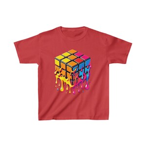 Kids Melting Rubik&#39;s Cube Shirt