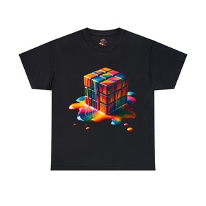 Melting Rubik&#39;s Cube T Shirt