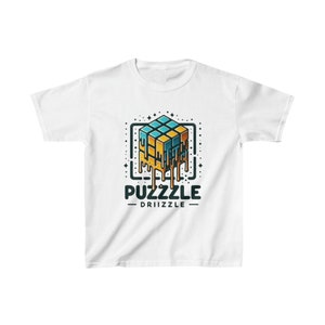 Rubiks Cube Tshirt Youth Kids Melting Rubik&#39;s Cube TShirt