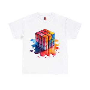 Melting Rubiks Cube Tee