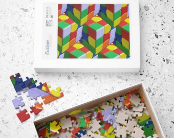 Rubiks Cube Puzzle (110, 252, 500, 1014-piece)