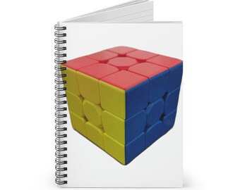 Cube Notebook Rubik's Cube Notebook Spiral, Ruled Line, Journal, Lined Paper, School ...