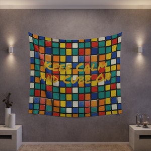 Rubiks Cube Wall Tapestry