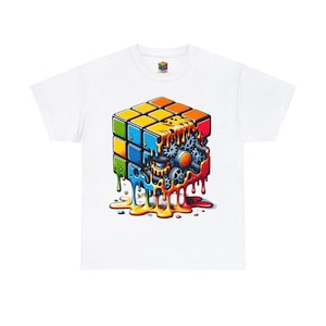 Melting Rubiks Cube Shirt