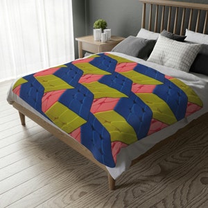 Rubiks Cube Blanket Bedding
