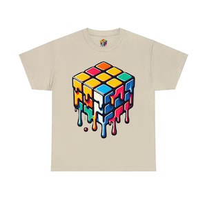 Melting Rubiks Cube TShirt