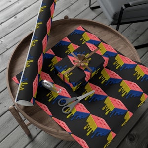 Rubiks Gift Wrap Papers
