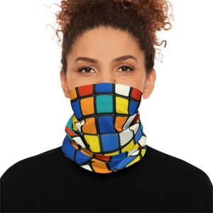 Rubiks Cube Lightweight Neck Gaiter