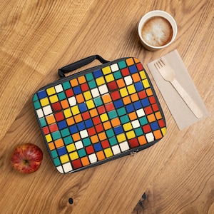 Rubiks Cube Insulated Lunch Bag