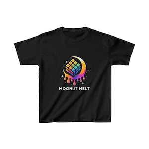 Rubiks Cube Tshirt Youth Kids Melting Rubik&#39;s Cube Shirt
