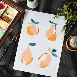 Fruit Love – Art Print | Posters | Print | Illustration | Type | poster | Modern | Minimalist