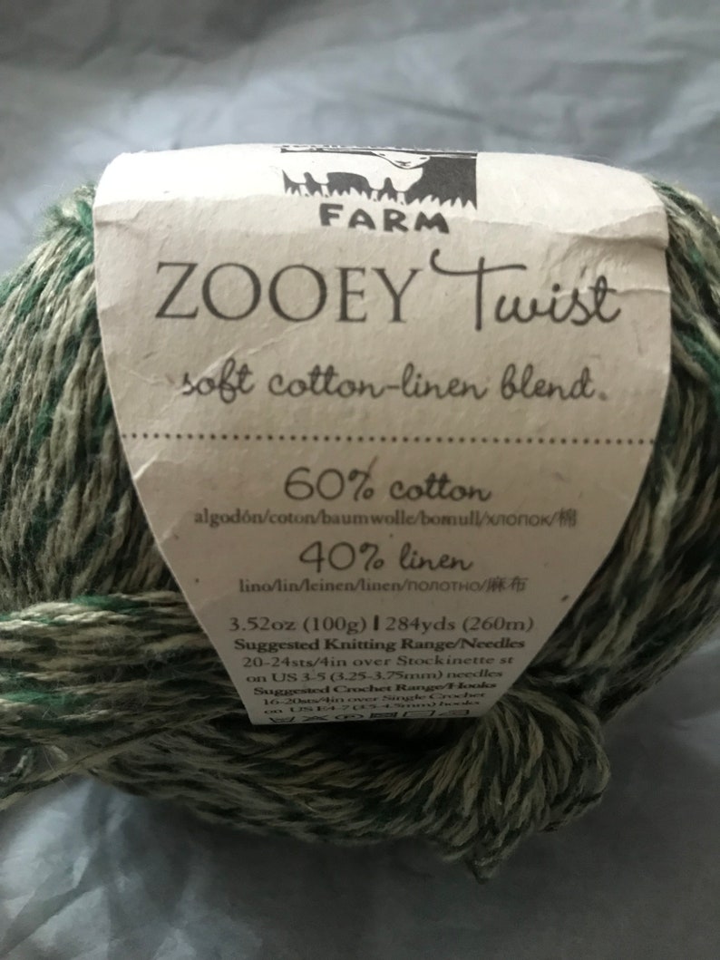 Juniper Moon Farm Zooey Twist Cotton/linen Yarn Etsy