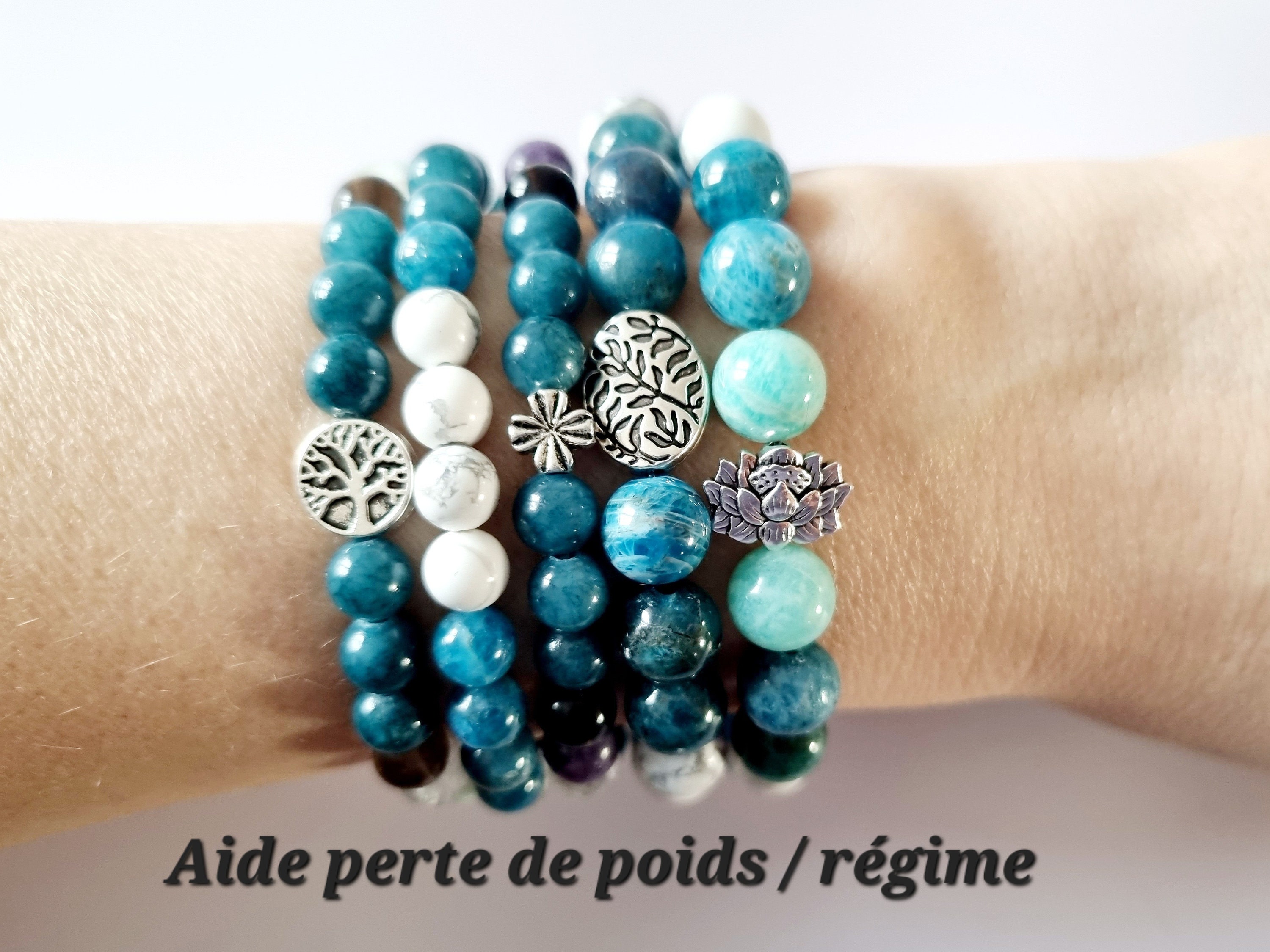 Aquamarijn, beryl en morganiet armband 18 cm | 8 mm kralen - Spiritual Garden