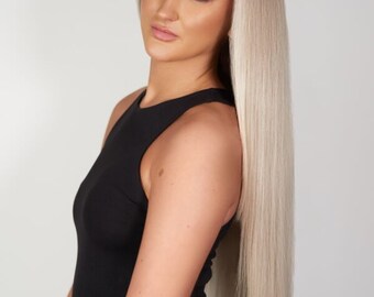 14-32", xs/s/m/large,LEAVE A NOTE With your size.Lace Front Wig Made from Cuticle aligned virgin human hair, ash-blonde into platinum blonde