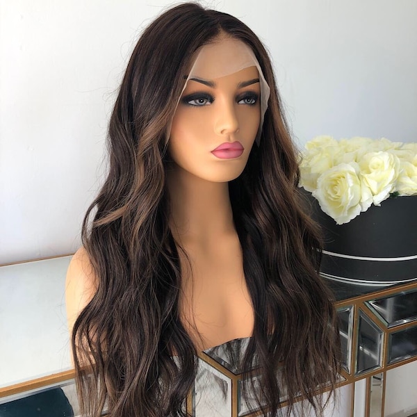 ALYSSA 14"-24" Lace Front Human Hair Wig. LEAVE A NOTE With your cap size (xs,s,m,l) at checkout. Colour: ash blonde/silver