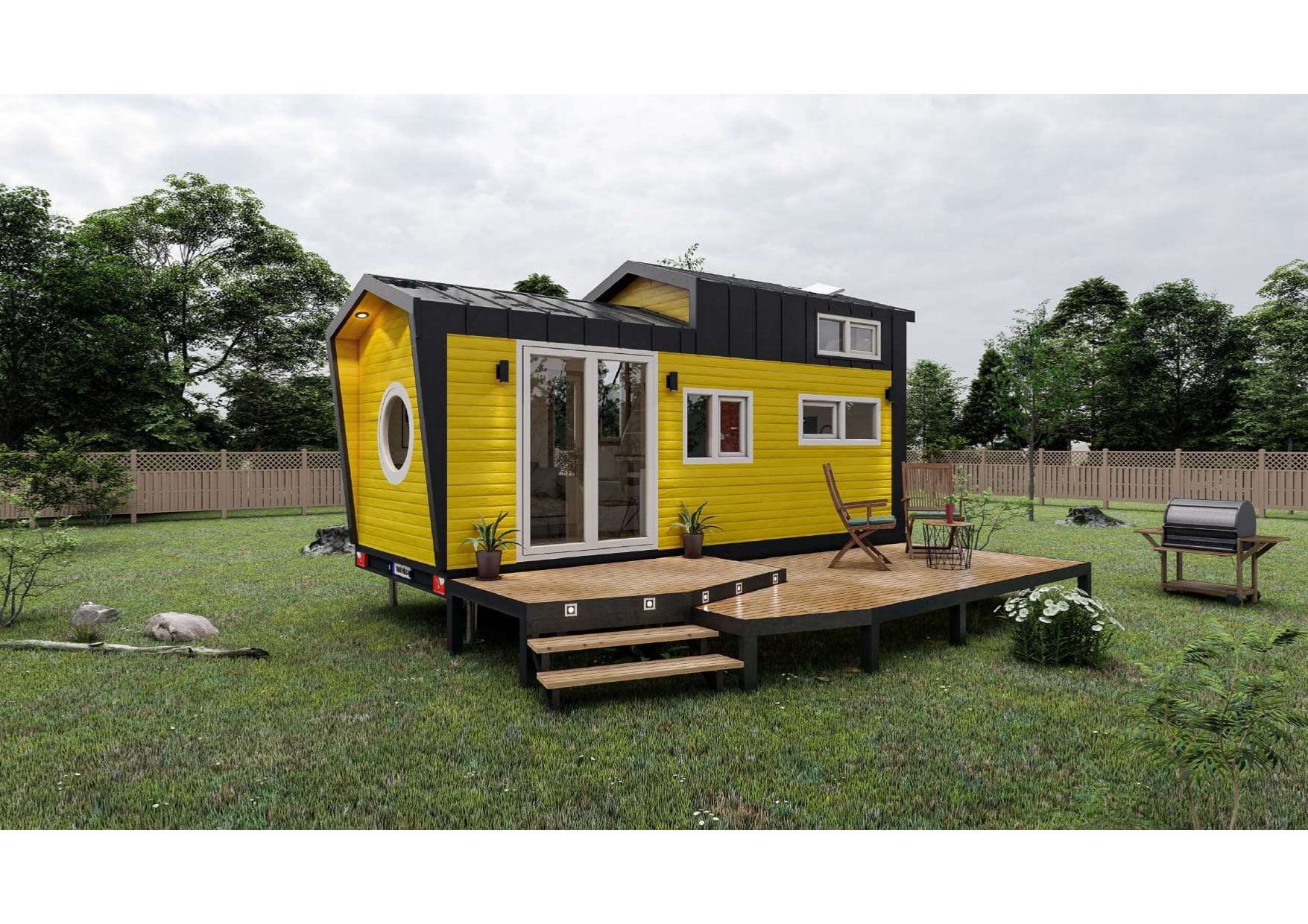 Tiny House Plans on Wheels With Loft - Etsy