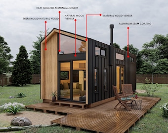 Small House Cabin Plan, Architectural Design Pdf