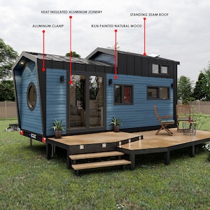 Tiny House Plans on Wheels With Loft - Etsy