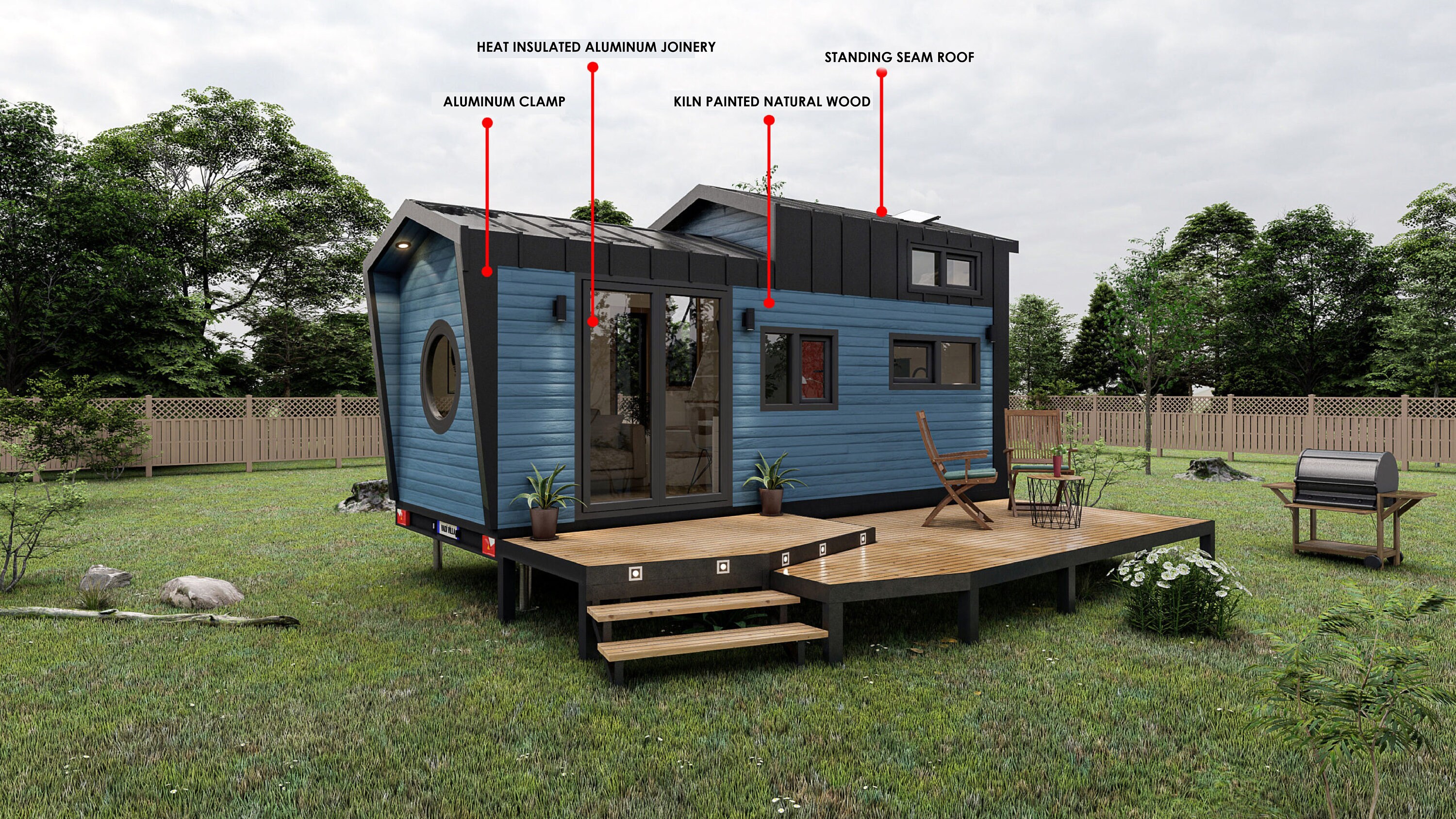 Tiny House Plans on Wheels With Loft - Etsy