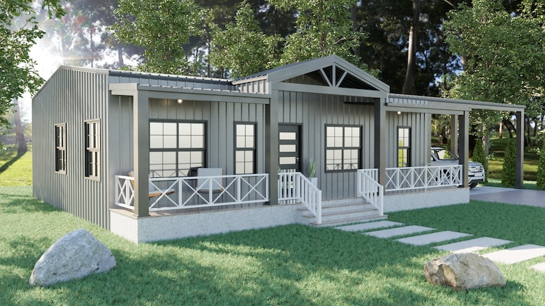 Barndominium House Plan Tiny House Floor Plans Architectural Plans Etsy Barndominium House Plan Tiny House Floor Plans Architectural Plans Etsy