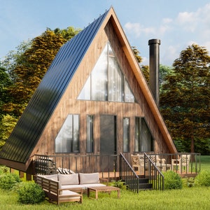 Tiny A Frame House Plans, A-Frame Diy Blueprint