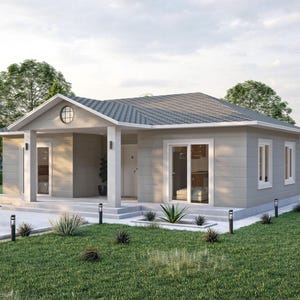 37 x 21 'plattegronden voor kleine huizen met 2 slaapkamers