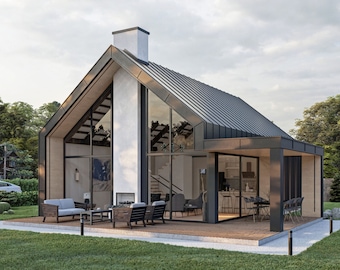 A-Frame Cabin Plans, A Frame Blueprint