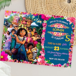 Encanto Birthday Invitation | Editable Encanto Party Invite | Digital Encanto Invitation