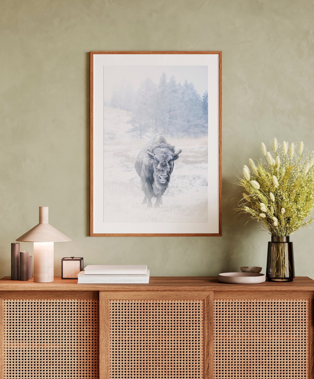 Frosty Bison in the Mountains of Colorado - Fine Art Photography Print ...