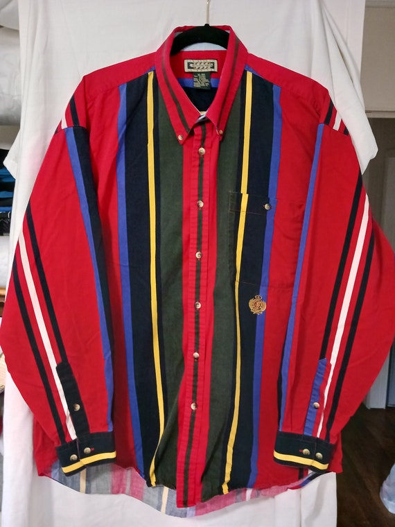 1980s-'90s XL Hunting Horn button down