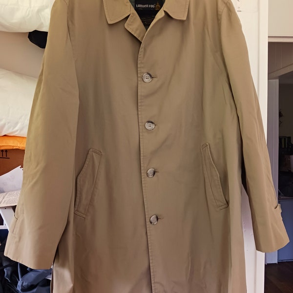 1950s 42L London Fog Trench Overcoat