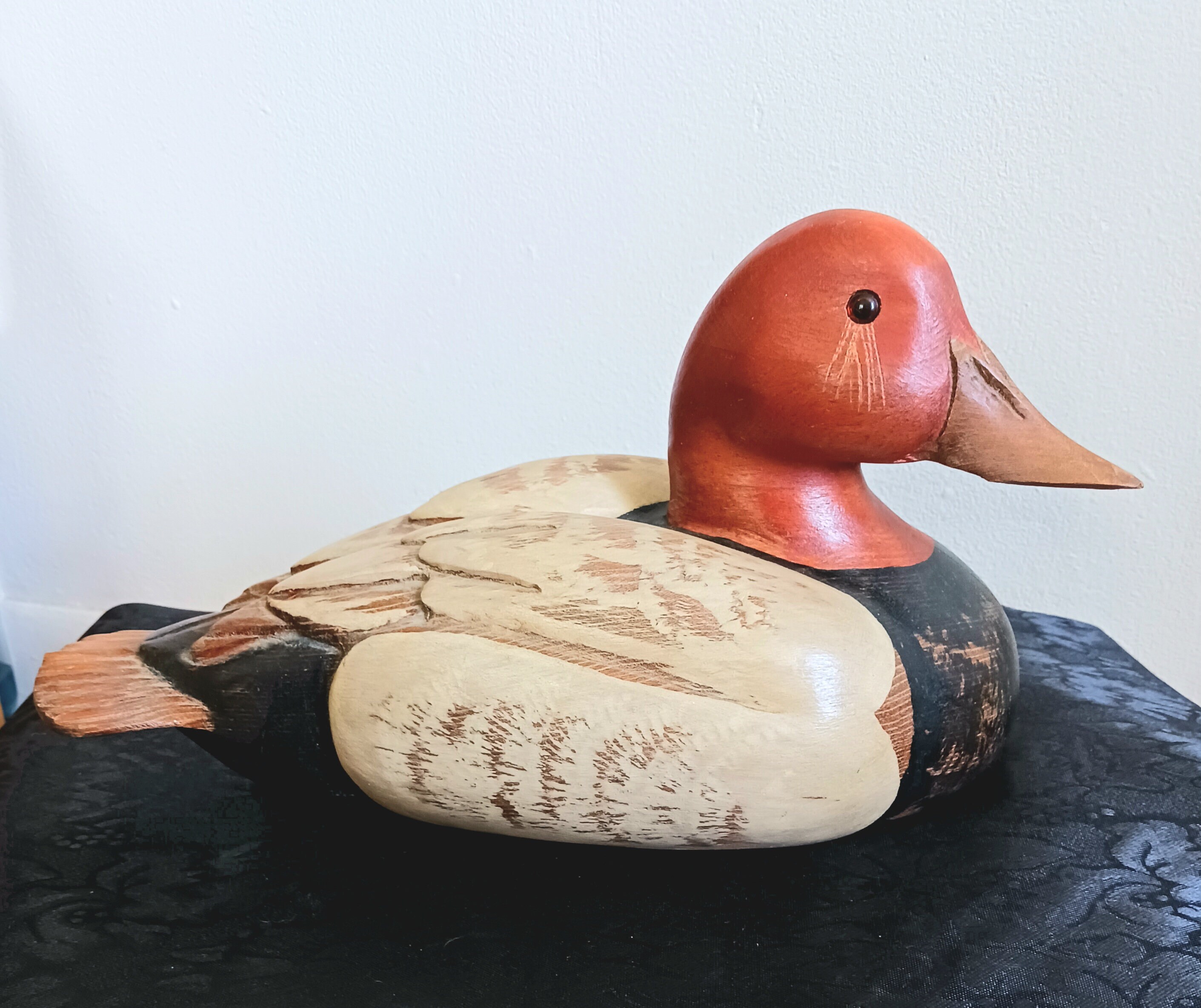 Midy Fowler Decoys カンバスバック ヘン 木製デコイ Midy Fowler Decoys カンバスバック ヘン 木製デコイ