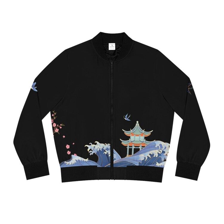 Oriental bomber cheap jacket