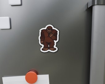 Bigfoot Cryptid Die-Cut Magnet