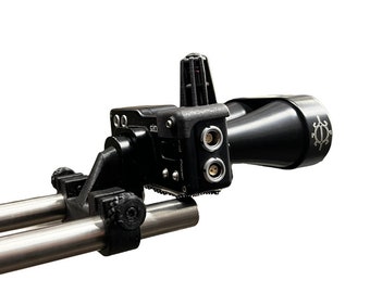 Lightweight 19mm (15mm spacing) rod to Quick release (Cinelock / Lenz Lock)