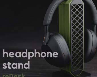 3D Printed Headphone Stand | Minimal Tech Desk Organizer