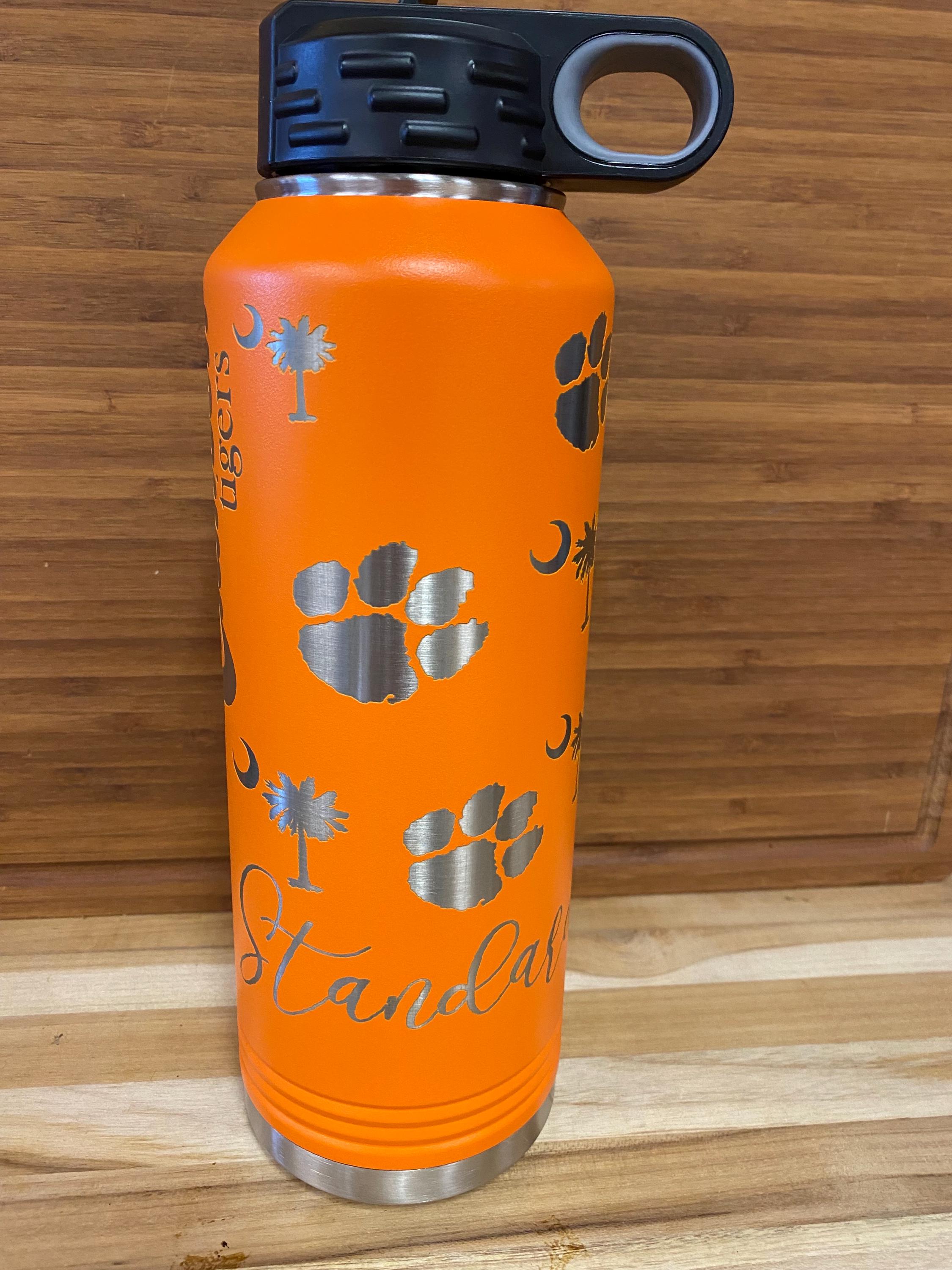 40 0z Laser Engraved Polar Camel Water Bottle Clemson - Etsy