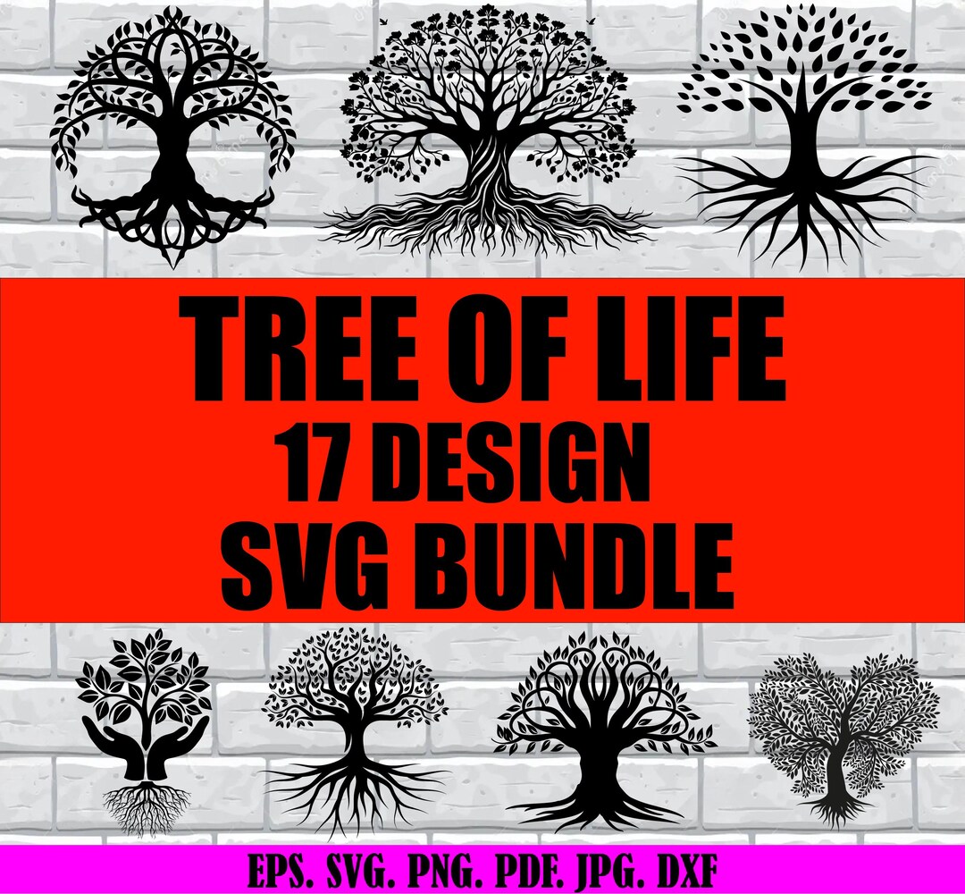 Tree of Life SVG, Tree of Life Clipart, Tree of Life Svg Cut Files for ...