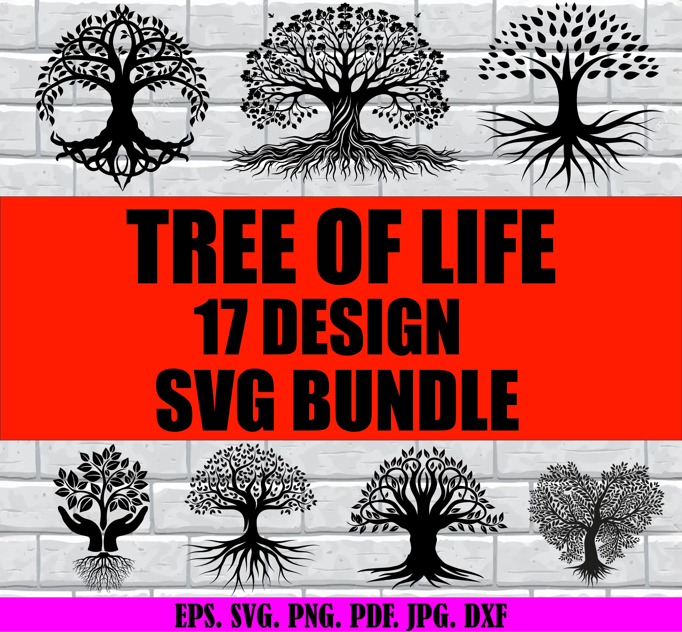 Tree of Life SVG, Tree of Life Clipart, Tree of Life Svg Cut Files for ...